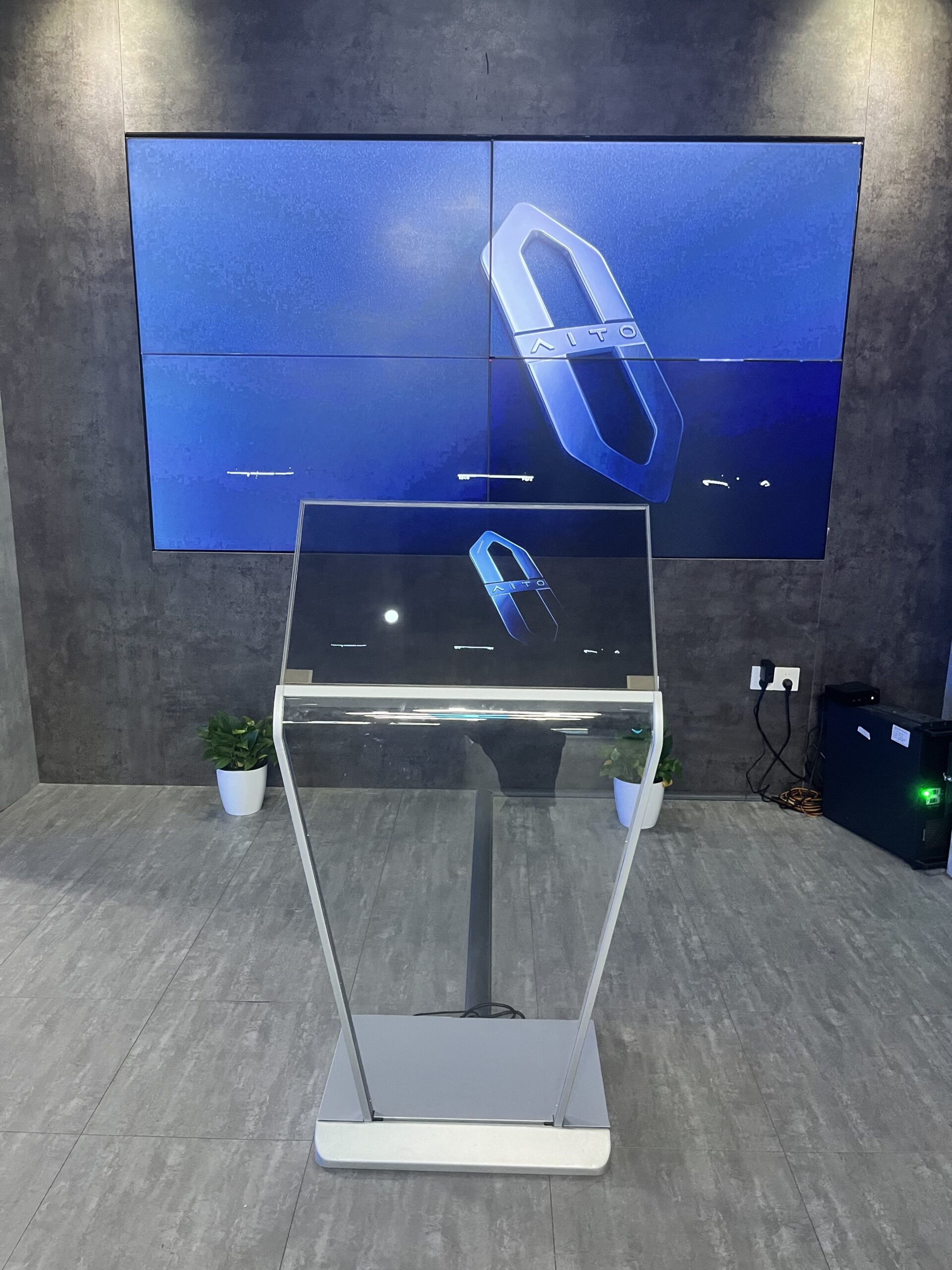 Écran transparent interactif OLED de 30 pouces – Abcdisplay