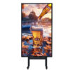 Affiche publicitaire mobile rechargeable