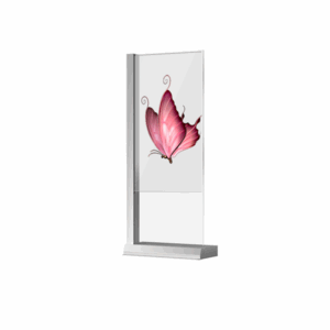 Écran transparent OLED vertical de 55 pouces